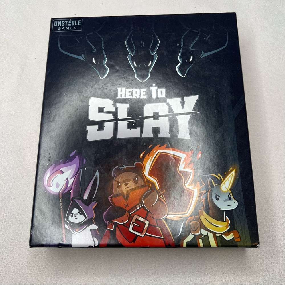 Here To Slay Card Game (Unstable Unicorns) Strategic Fantasy Role-Playing.